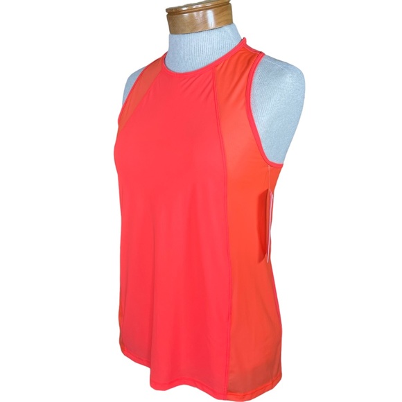 Athleta Women’s Wicking & Breathable Ultimate Hybrid Tank In Neon Orange XS NWT - Picture 13 of 13